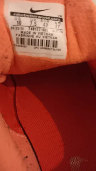 Zapatillas Nike Running Naranja y Rojo