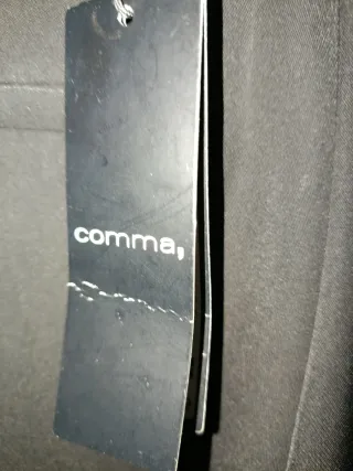 Pantalón vestir negro y rojo