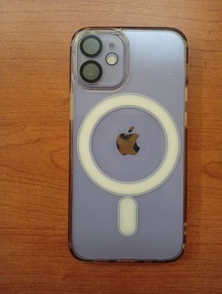 iPhone 12 mini Lila con custodia magnetica