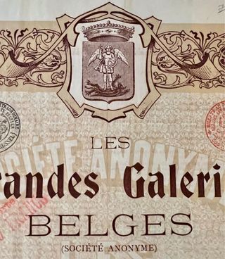 Acción Grandes Galerías BELGES 1901