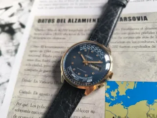Reloj Raketa Perpetuo Chapado en Oro