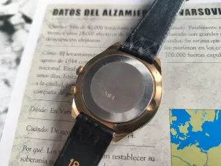 Reloj Raketa Perpetuo Chapado en Oro