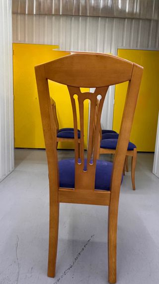 Conjunto 6 sillas comedor de madera ,todas 150€