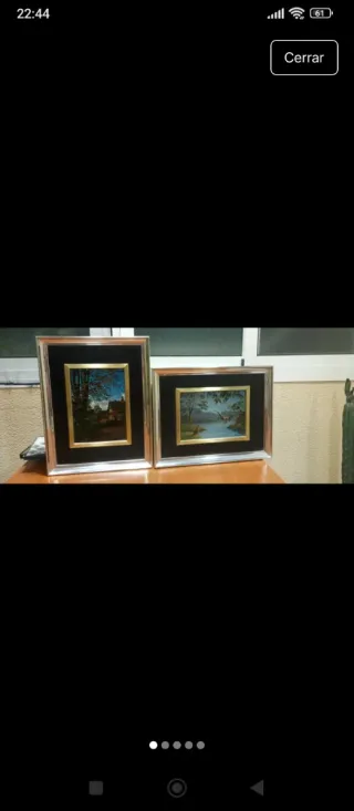 2 Cuadros Decorativos 35x27 cm