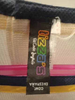 Vestido niña azul y blanco Tizzas - Corte Inglés.