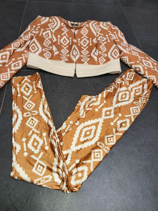 Completo Elisabetta Franchi giacca + leggings 40