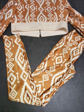 Completo Elisabetta Franchi giacca + leggings 40