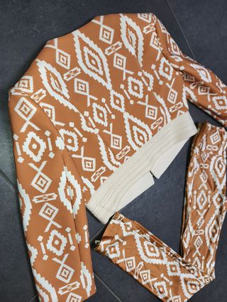 Completo Elisabetta Franchi giacca + leggings 40