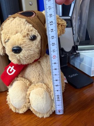 Peluche perro piloto Aurora