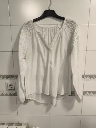 Blusa Blanca Talla L