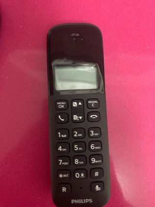 Teléfono Inalámbrico Philips Negro