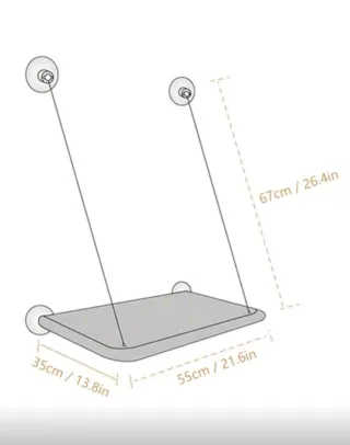 Hamaca para gato colgante