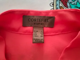 Blusa Cortefiel Coral Talla M