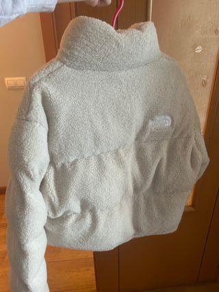 Cazadora The North Face Beige Borreguito