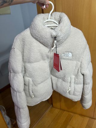 Cazadora The North Face Beige Borreguito