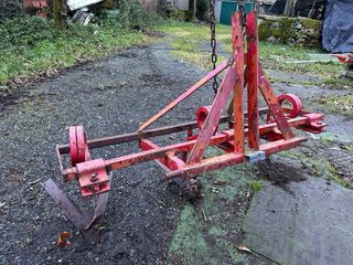 Remolque agrícola rojo