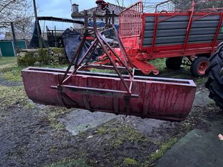 Remolque agrícola rojo