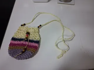 Bolso infantil tejido multicolor