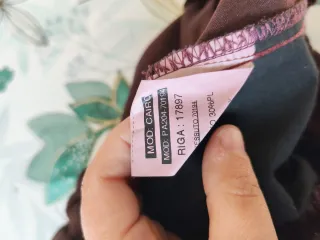 Pantaloni Donna Genius mistoLana Taglia L bordeaux