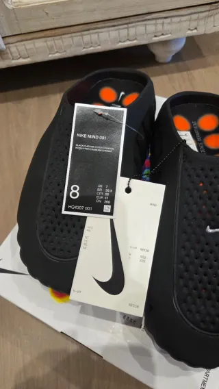 Nike Mind 001 Slide Black Chrome 41