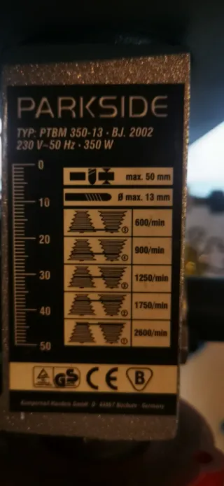 Taladro de columna 350W