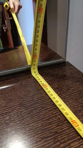 Mueble recibidor y espejo