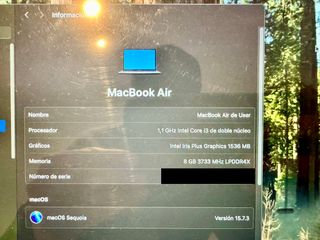 MacBook Air M1 2020 Plata