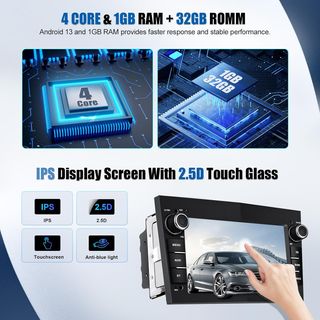 Pantalla para OPEL 7 pulgadas. android 13 [1+32G]