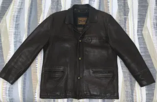 Abrigo de cuero Redskins Marrón