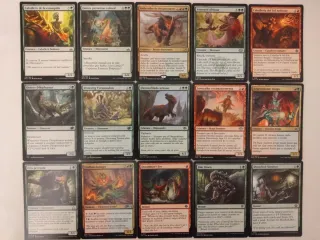 MTG Mazo Commander Verde y Rojo (Dinosaurios)