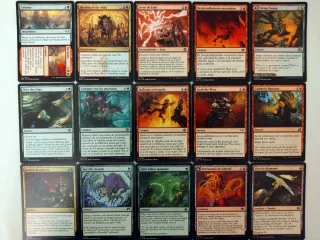 MTG Mazo Commander Verde y Rojo (Dinosaurios)