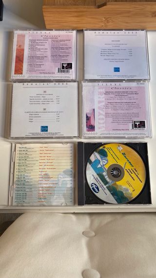 5 CDs Música Clásica: Schubert, Mozart