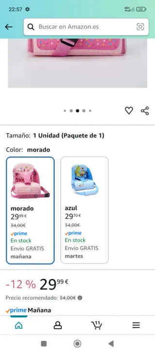 Trona de viaje portátil