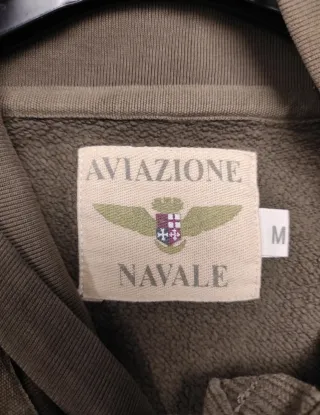 Felpa Aviazione Navale Verde Oliva