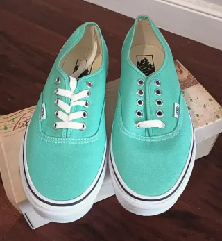 Vans Auténticas Color Turquesa
