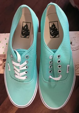Vans Auténticas Color Turquesa