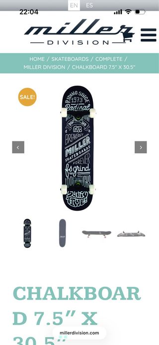 Skate Miller sin extrenar