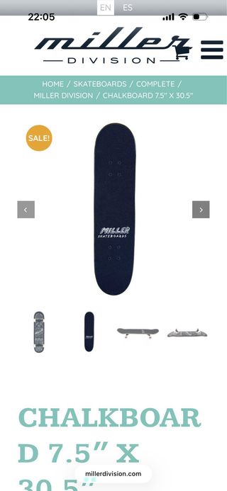 Skate Miller sin extrenar