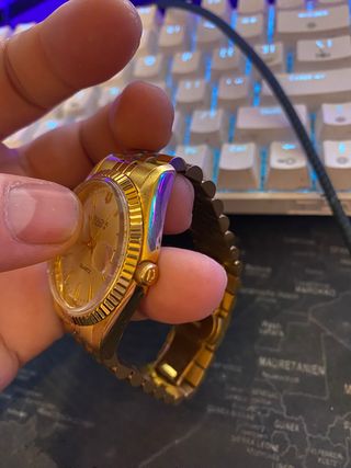 Bulova Calendar Placcato Oro Uomo