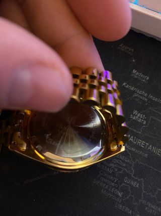 Bulova Calendar Placcato Oro Uomo