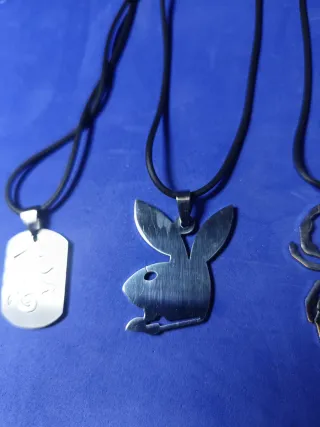 Lote 5 Colgantes Acero