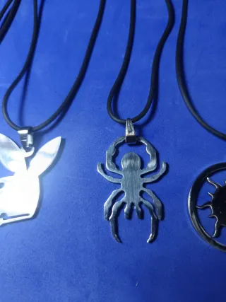 Lote 5 Colgantes Acero