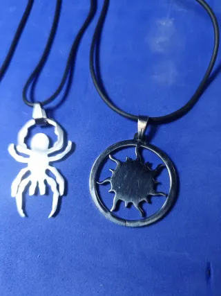 Lote 5 Colgantes Acero