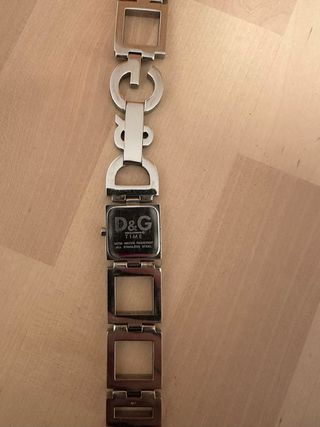 Reloj D&G Brillantes Plata y Blanco
