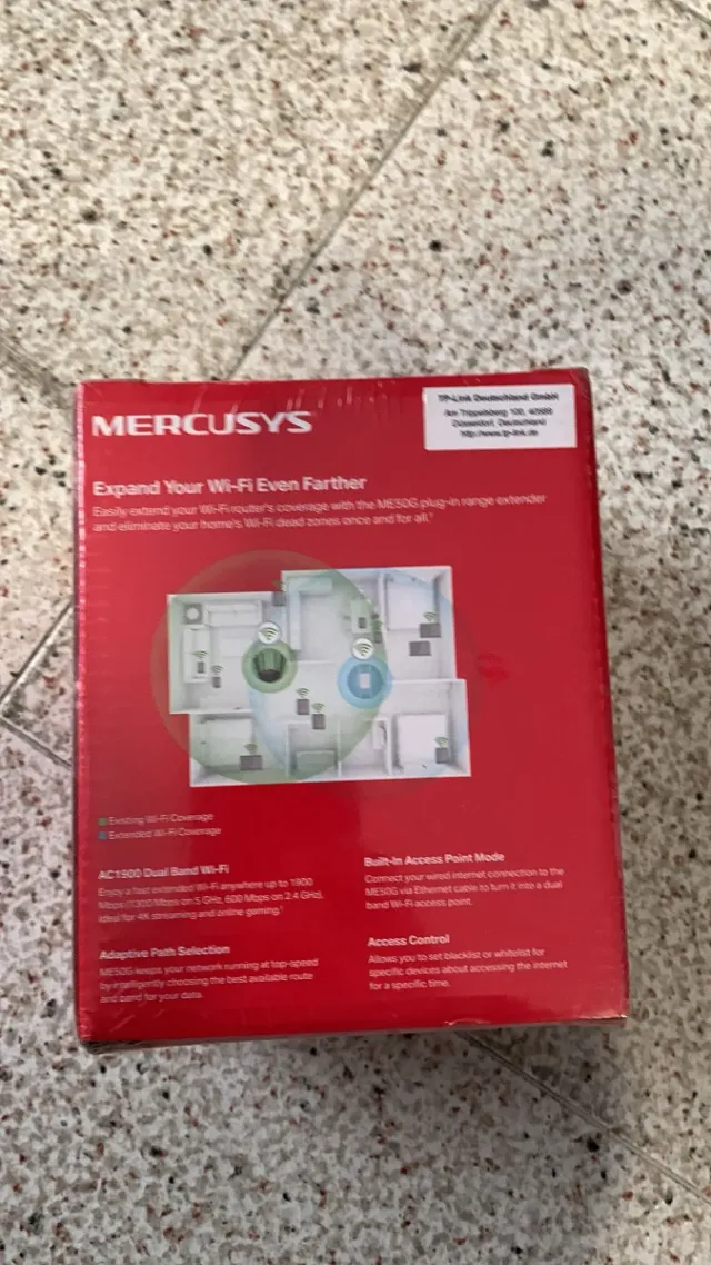 Repetidor Wi-Fi MERCUSYS AC1900 ME50G