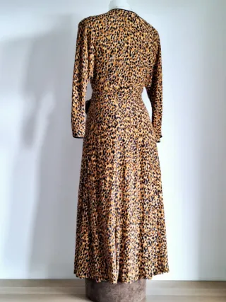 Vestido Largo Estampado Animal Print
