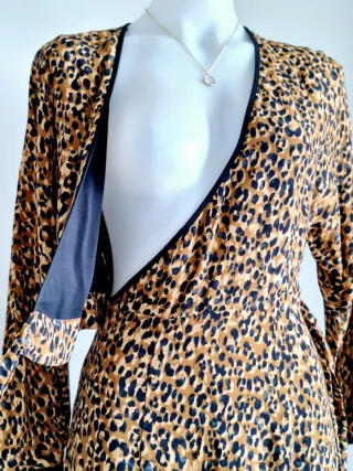 Vestido Largo Estampado Animal Print