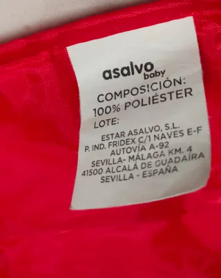 Colchoneta Silla Paseo Asalvo Roja