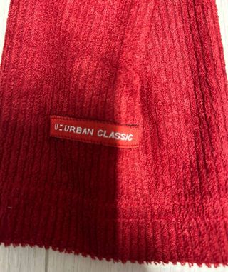 Maglione rosso in pile