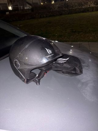 Casco de moto interior